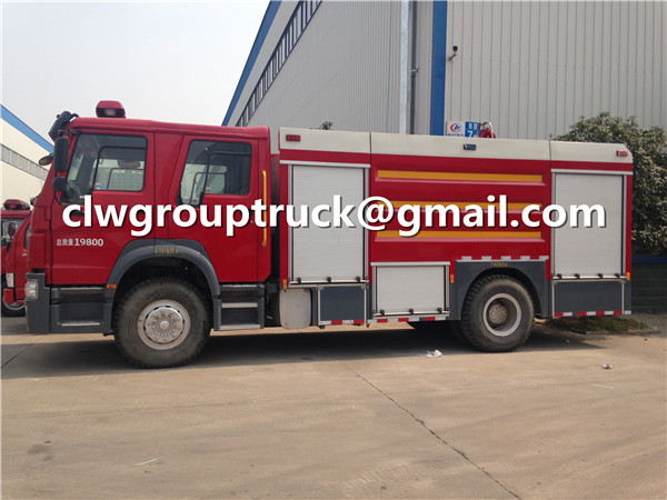 Double Cabin Fire Fighting Vehicle