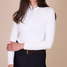 여자 소프트 쇼 셔츠 긴 소매 라이딩 셔츠
