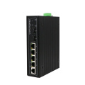 4Ports CCTV Managed Industrial Network Switch 48V