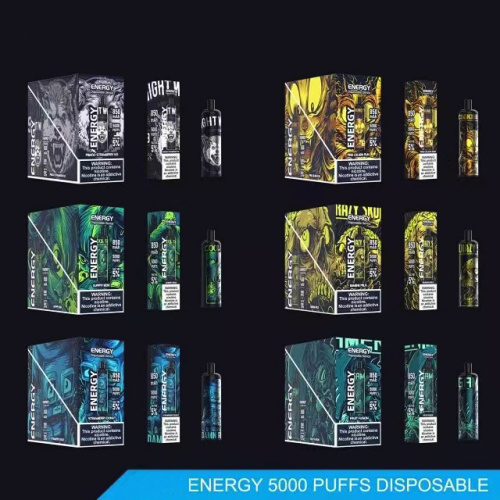 5% KK Energy descartável Vape 5000 Puffs