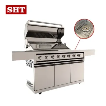New Design 304 Stainless Steel Gas Barbecue Grill Outdoor BBQ Grill