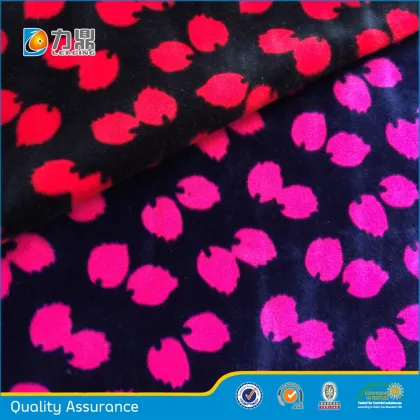 stretch Korea velvet/spandex cuttting pile velvet/polyester spandex velvet