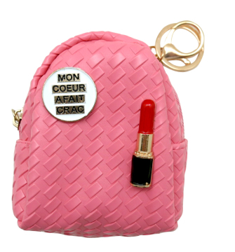LIPSTICK COIN PURSE KEYRING-0