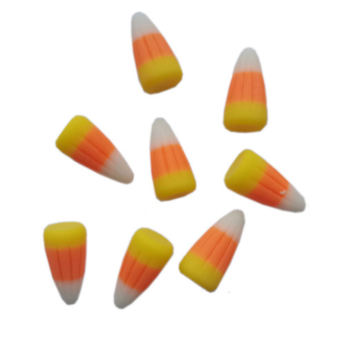 Kleurrijke Hars Maïs Cabochon Kralen Simulatie Voedsel Hangers Poppenhuis Speelgoed DIY Art Decoratie Sleutelhanger Maken: