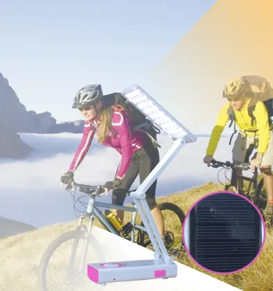 solar led rechargeable light desk lamp for children study