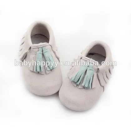 Wholesale new fashion boys shoes soft leather little girls shoes suede leather shoes