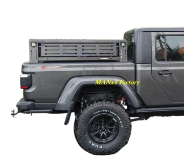 Universal Pickup Roll Bar Bed Rack with Side Boxes for Pickup Trucks