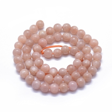 6 mm runde natürliche orangefarbene Sonnenstein -Edelsteine ​​Perlen: Eine umfassende Anleitung und Quelle in Pandahall