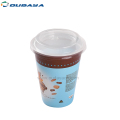 Tazza di plastica hard monouso PP con coperchio del foglio