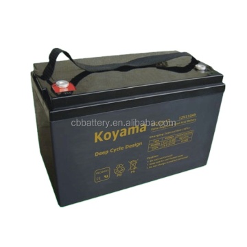 Jaminan Berkualiti Tinggi 110AH 12V Bateri Marin Kitaran Deep DC110-12
