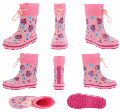 Breathable Cotton Lining Rain Boots
