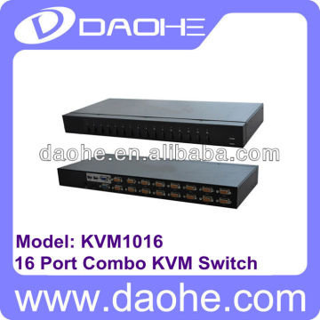 16 port 3 in 1 combo free kvm switch