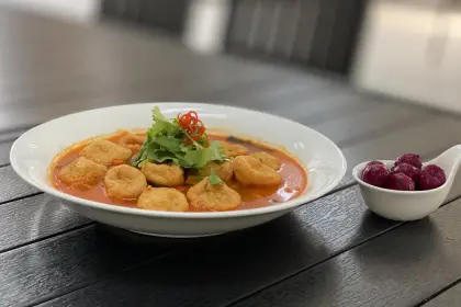 Ready to Cook Tom-Yum-Goong Fish Curd Home Eating