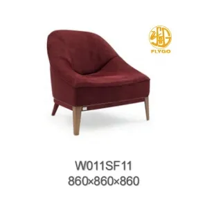 Luxury Flannel Leisure Chair: Casual Sofa for Living Room and Bedroom