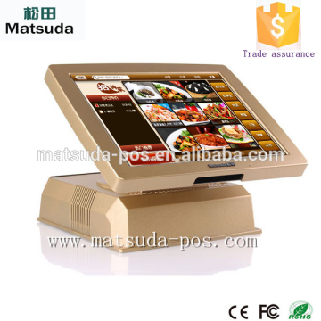 Customized VFD customer display touch screen pos terminal for resteraut