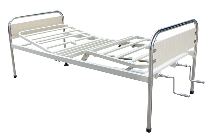 Two-joint Manual Metal Hospital Bed