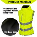 ANSI Hi Vis Fleece Winter Safety Work Vest