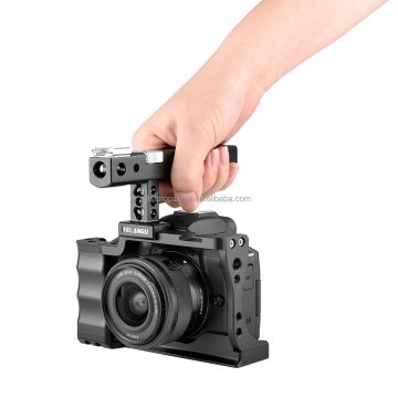 YELANGU Canon EOS M50 Video Camera Cage Stabilizer Rig with Handle and Screw Threads