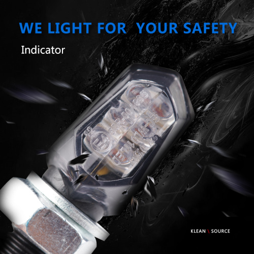 Lampu motor sing cerah 12 volt LED lampu indikator aktif dadi indikasi sinyal