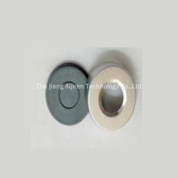 Grey PTFE/Pharma-Fix Butyl Septa 20mm Crimp-top Aluminum Cap