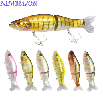 Newmajor 135mm 28g sötvatten saltvatten glid fogade swimbait fiske lock