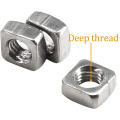 DIN562 nut square nut stainless steel