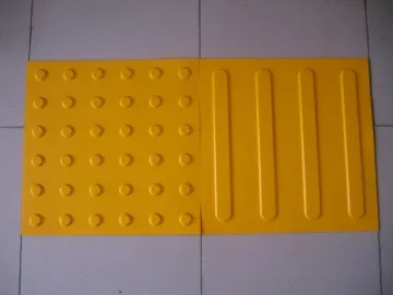 TPU PVC laminate flooring rubber mat flooring outdoor for park ,busstop, blind