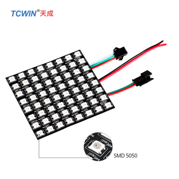 WS2812B RGB 5050SMD 16x16 Pixel Flexible FPCB LED Matrix