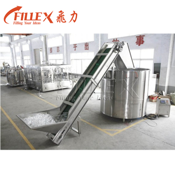 Machine de mise à feu à bouteille automatique pour accumulation rotative Tri de table de bouteilles carrées et rondes