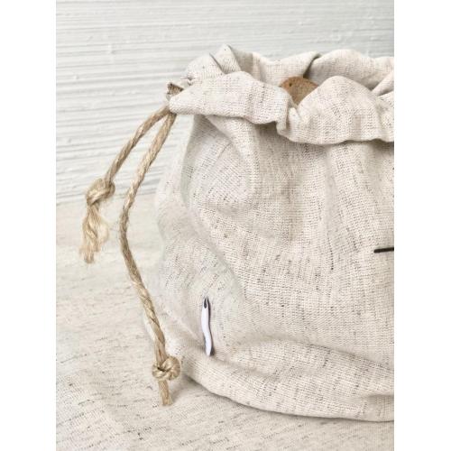 large drawstring cotton bags