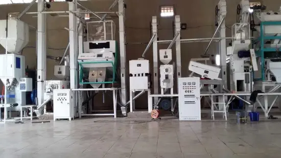 50-60 Ton Automatic Rice Polishing Machine Auto Rice Mill