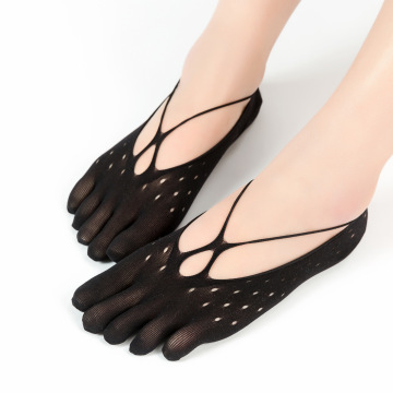 Women's Five Finger Socks: Invisible Toe Slipper for Fitness and Fun