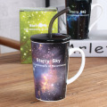 Taza de café del cielo estrellado