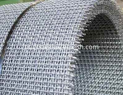 galvanized crimped wire mesh