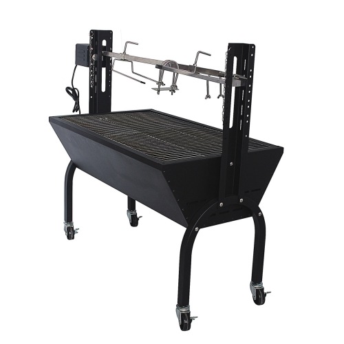 Grill Arang Atas Meja Kuasa Tinggi Boleh Laras dengan Garpu