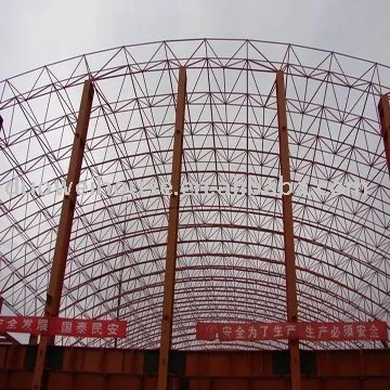 steel space truss building