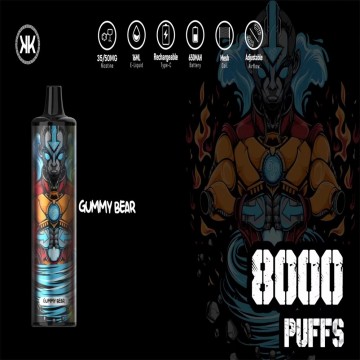 Orijinal KK Enerji 8000 Puflar Tek Kullanımlık Vape Kalem