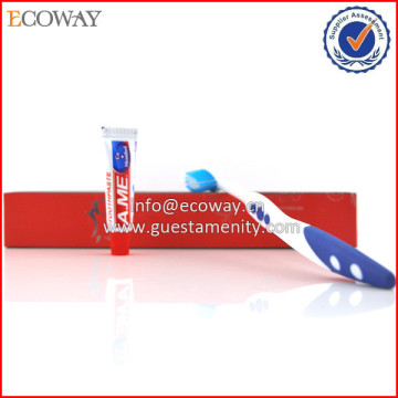 Manufacture Cheap Disposable Hotel Toothbrush Kit with Amei Toothpaste
