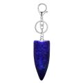 Bullet Shape Healing Pointed Chakra Key Chain Quartz Crystal Stone Charm Bullet Key Ring