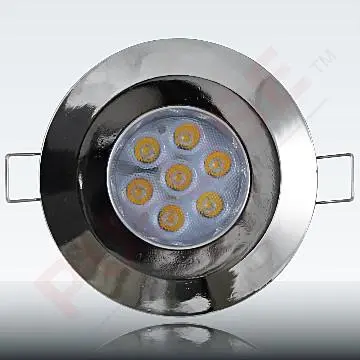 Patent Dimmable LED Downlights 8W CREE XTE Ultrathin Adjustable Chrome