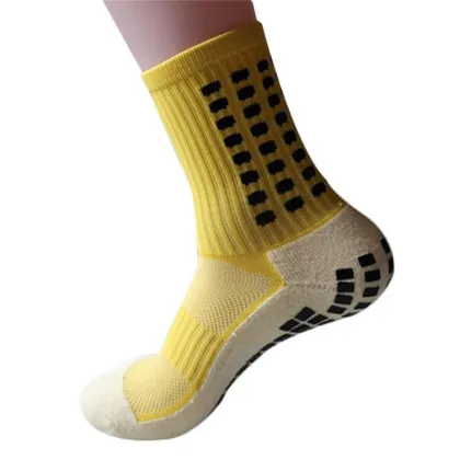 New Sports Anti Slip Soccer Socks Cotton Football Grip Socks