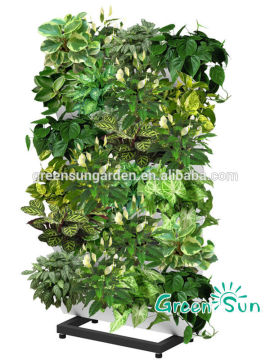 2014 china hot sale new design green wall rack display