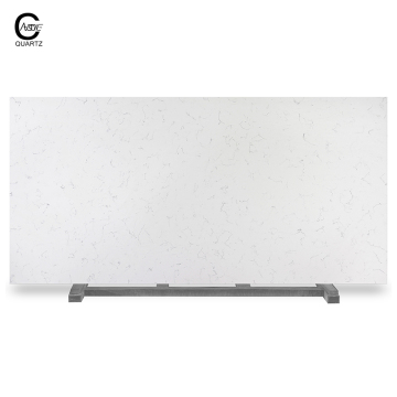 Carrara White Quartz Stone Slab - Polished Surface for Countertops