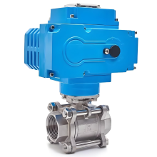 Válvula de esfera de fivela de parafuso elétrico para sistemas de tubulação
