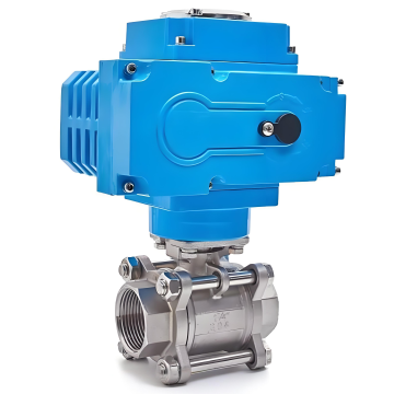 Válvula de esfera de fivela de parafuso elétrico