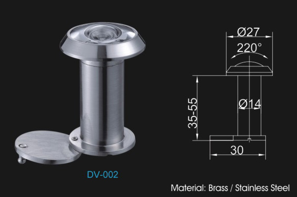 Door Viewer With Privacy Cover