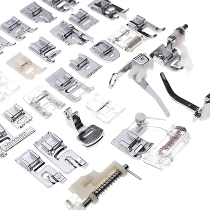32pcs Sewing Machine Presser Foot Kit for Brother Singer Janome