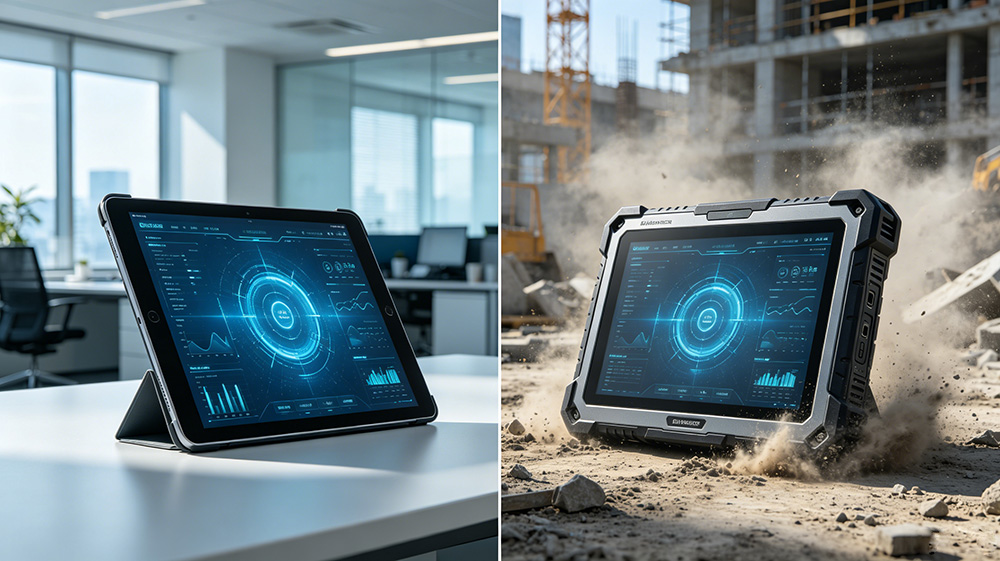 Rugged tablet pc