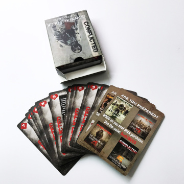 Unique Mini Game Sport Paper Play Card