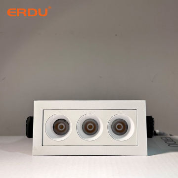 ERDU Commercial Indoor Aluminum COB Spotlight LED Linear Downlights